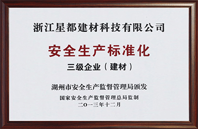 安全生產(chǎn)標(biāo)準(zhǔn)化三級企業(yè)